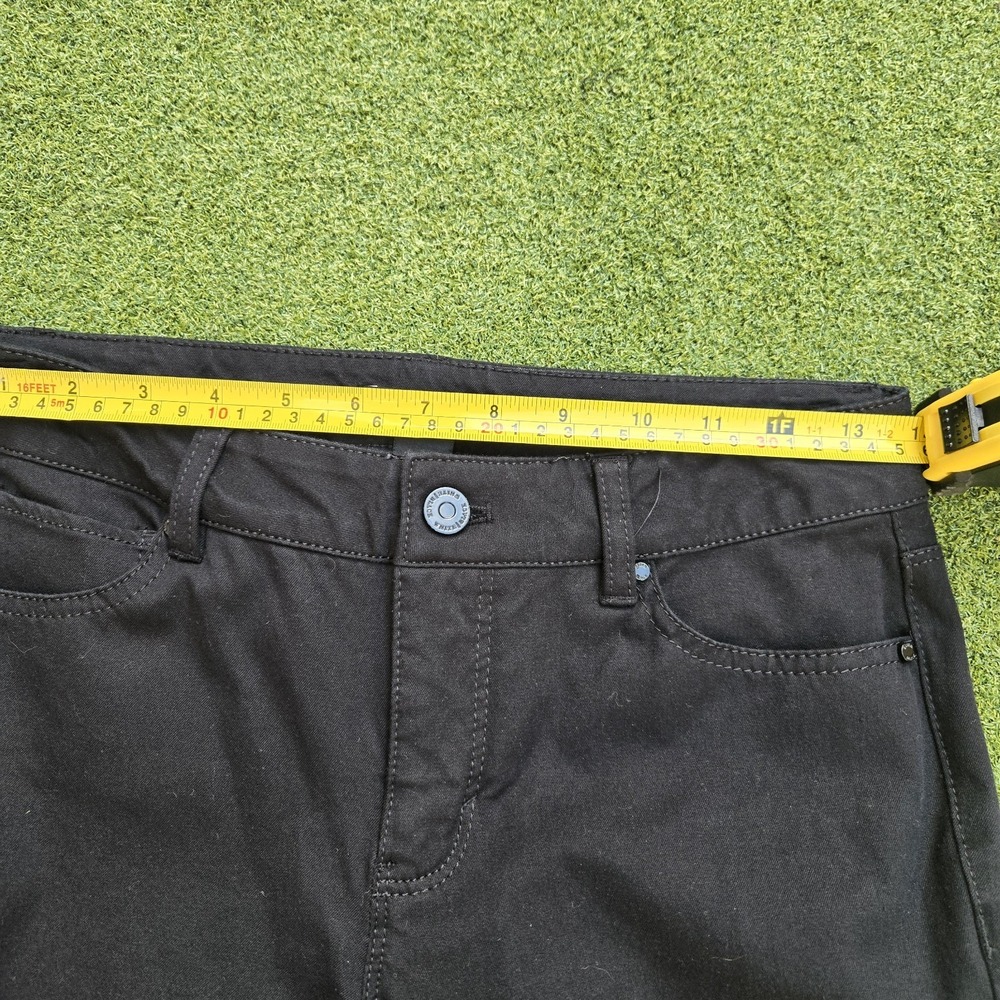 White House black market Jeans Women's Size 2R Black Skinny Flare - Picture 10 of 11